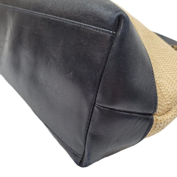 Chanel Woven Raffia Shoulder Bag - Picture 8 of 10